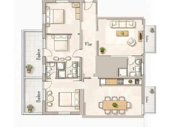 Die Schlafstube - Apartments Und Mehr Neuharlingersiel